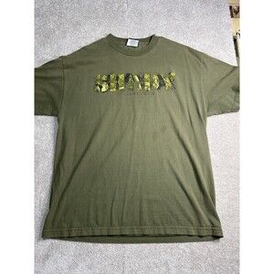 Shady Limited Shirt Mens Large Special Ops Tee Eminem Rap Shirt Green Y2K Grunge